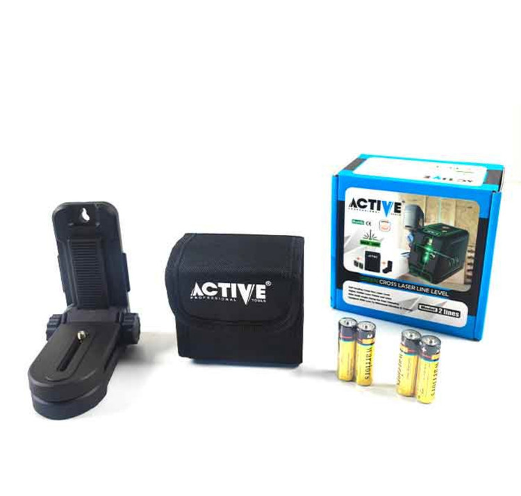 تراز لیزری دو خط نور سبز اکتیو ACTIVE مدل AC-6802G