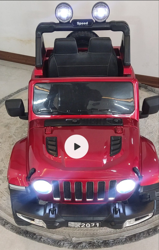 ماشین شارژی جیپ مدل AX2071 چهار موتورقدرتمند ( دست دوم درحد )